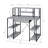 All Purpose Gray Finish Writing Desk-1526768482