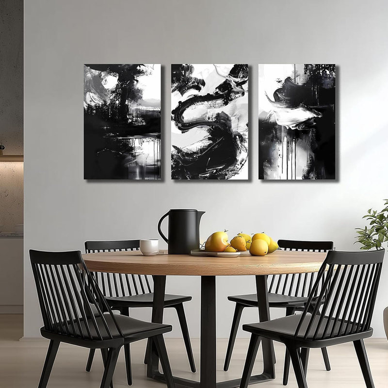 3 Piece Wrapped Canvas Print, 60 cm H x 40 cm W