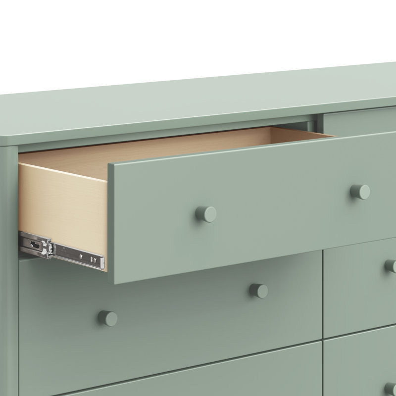 Commode 6 tiroirs Swell, Vert