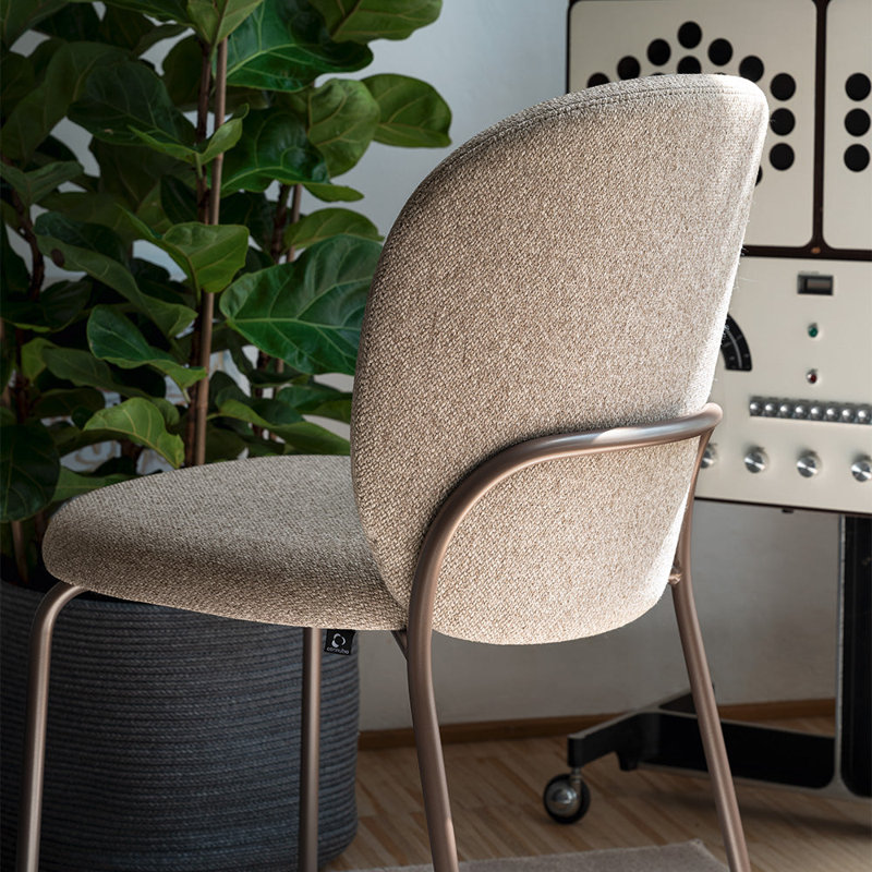 Cozy Mid Chairs, Taupe, Matte Lava