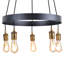 Graceville 5 - Light Black Cluster Pendant