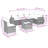 Vidaxl Garden Sofa Set Black