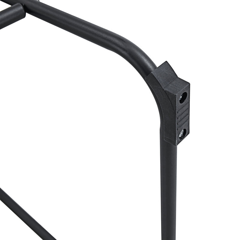 Ensemble de 2 chaises d'appoint rembourrées, Noir