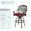 Tabouret de bar 45,8 po avec coussin-1634562694-1628001895