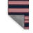 Machine Washable Horizontal Stripes Pink Area Rug-274714124