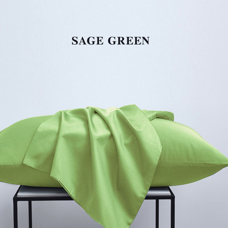 Paquet de 4 taies d'oreiller en microfibre brossée moelleuse - Enveloppes infroissables résistantes aux taches 20 x 30 po