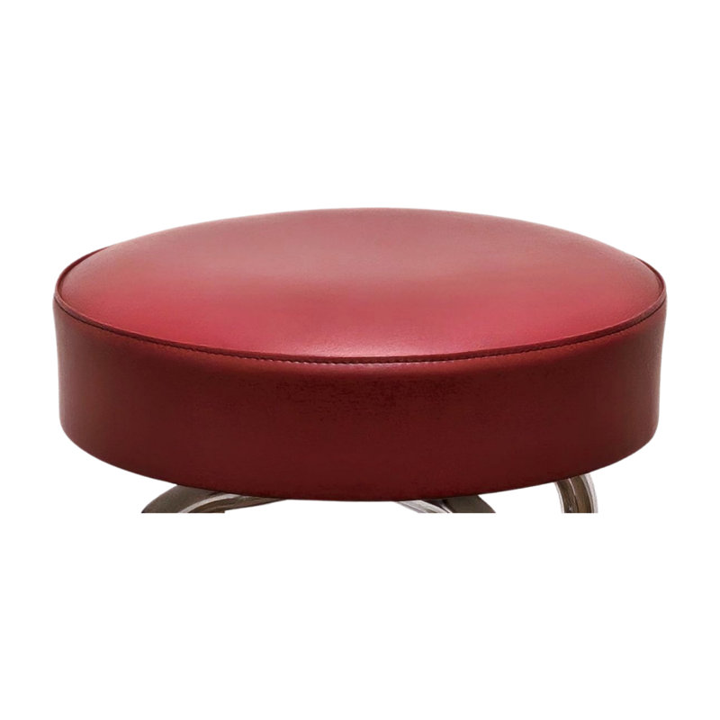 Retro Home Single Ring Swivel Bar & Counter Stool, Counter Stool (24" Seat Height), Wine