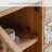 Retro Distressed Solid Wood Accent Cabinets