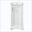 Meuble-lavabo autoportant de style français avec étagère en céramique