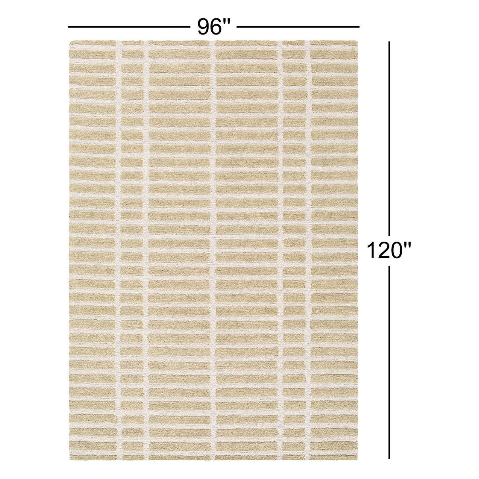 Wright Hand-Tufted Geometric Pattern Rug, Rectangle 8' x 10'