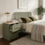 Kentwood Solid Bed Pair with Bedside Table 2 Piece Bedroom Set-124654135