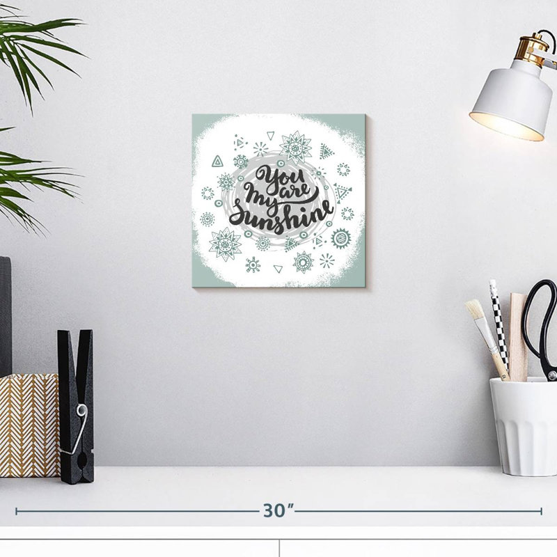 Plaque murale Khylige My Sunshine, H 10 po x l 10 po