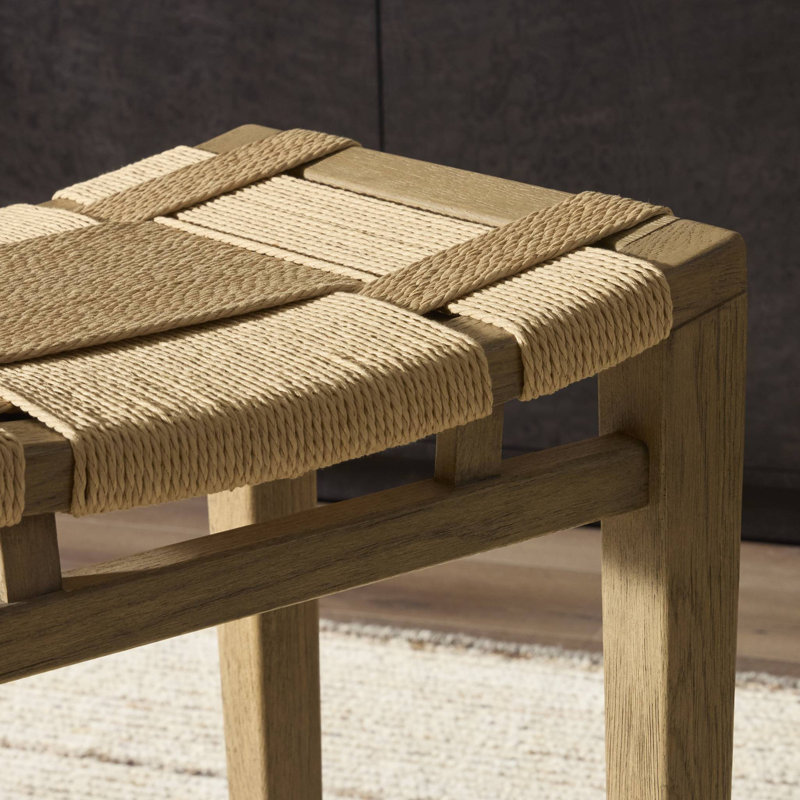 Norma Stool with Solid Wood Frame