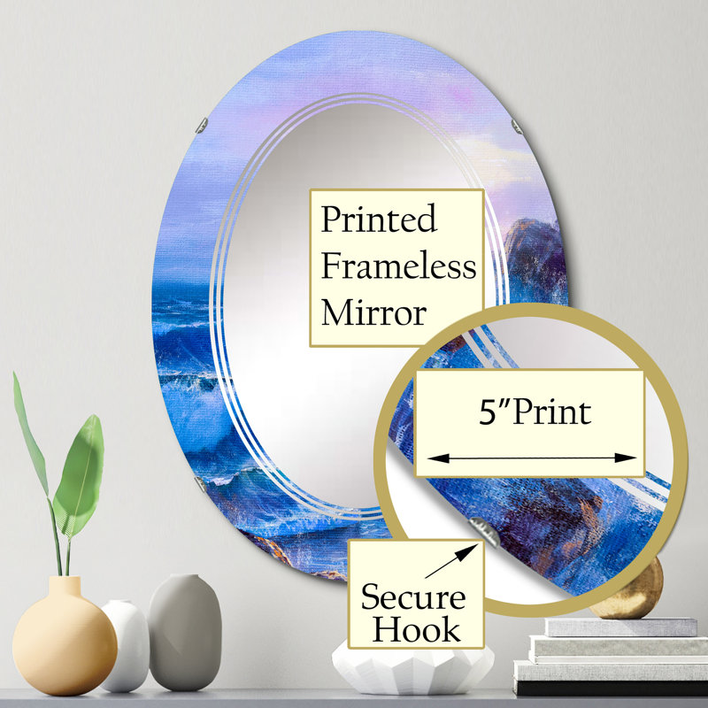 Flat Wall Mirror, 30" x 20"
