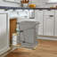 Rev-A-Shelf Poubelle escamotable, gris, 54WC-1535SC-17-1-101820388-101820389-101820384