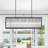 5 - Light Dimmable Square / Rectangle Chandelier
