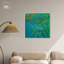 Art mural bleu Monet Irises par Art Remedy-102542420-102542411