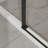 60" W X 72" H Sliding Shower Door, Frameless Sleek Glass Shower Door, 1/4" (6Mm) Thick Tempered Clear Glass With Easy-Clean Coating, Stainless Steel Hardware, Matte Black