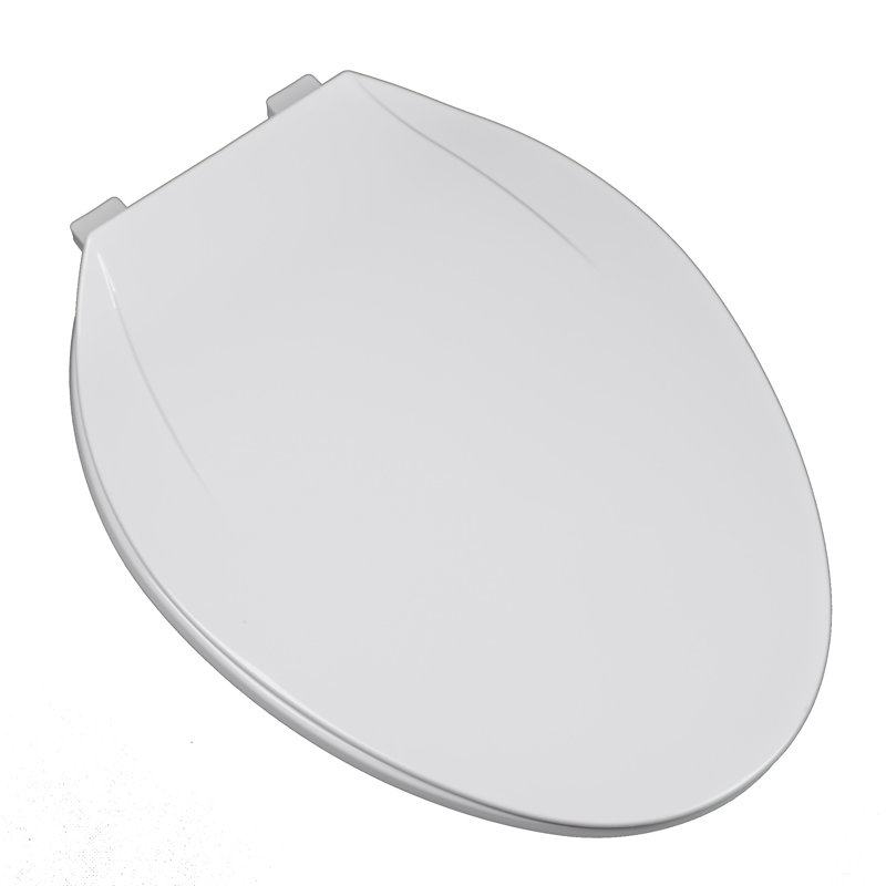 Siège de toilette allongé en plastique standard