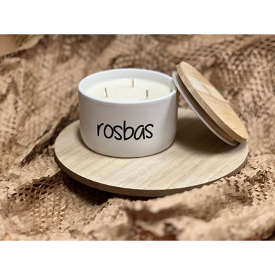 Rimini Scented Jar Candle with Ceramic Holder
