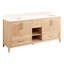 Ensemble de meuble-lavabo double 72 "avec lavabos ovales encastrés Burfield-1145178901-1145178890-1147255603