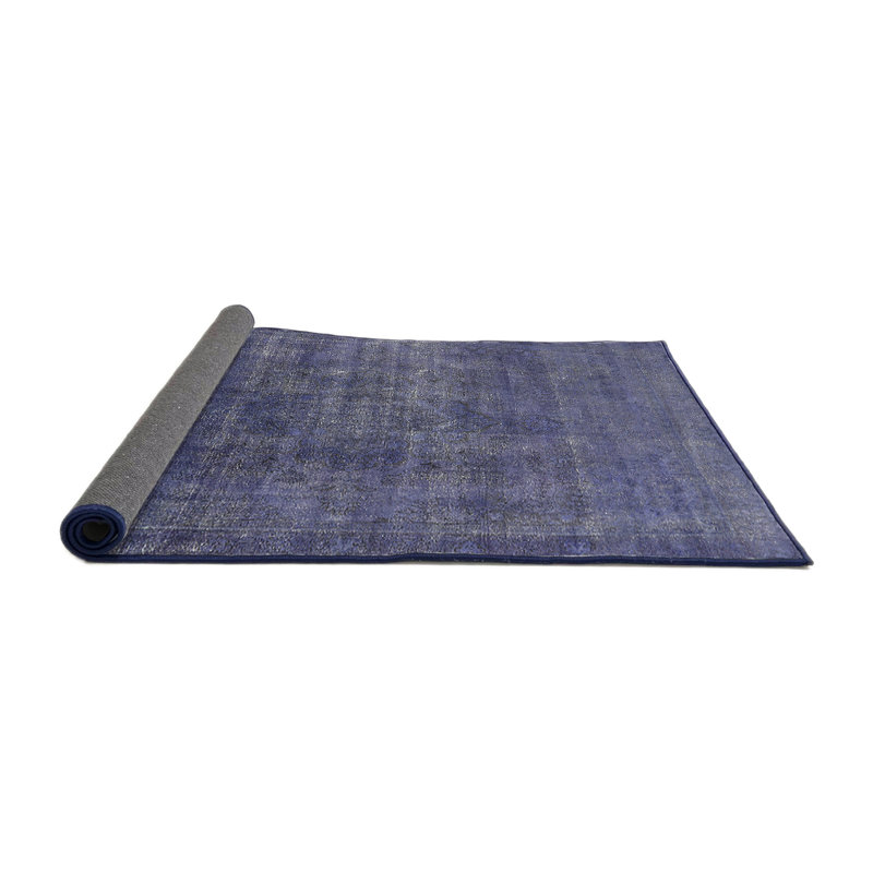 Tapis oriental bleu, Rond 7 pi