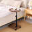 Adjustable Height C Table with 360° Rotatable Wheels - Versatile Side Table for Sofa, Bed, and Bathtub