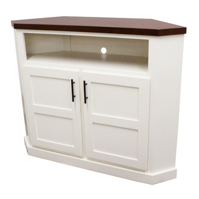 Jaylun Unfinished Corner TV Stand