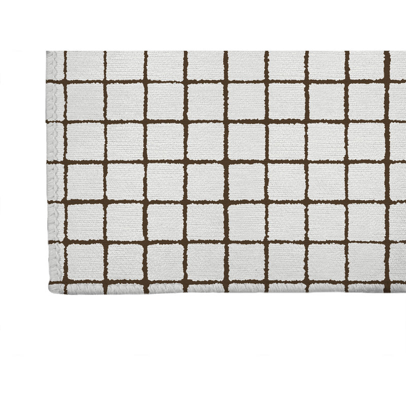 Tapis de bureau léger Rebar, L 72 po x P 48 po, Brun moka