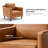 Barton 32" W Modern Soft Faux Leather Chair-2056919843