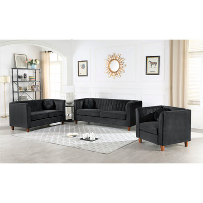 Godefroy 3 - Piece Living Room Set by Mercer41