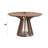 Seda Walnut Finish Round Dining Table