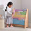 KidKraft Children's Sling Bookshelf Pastel/Nature 60.96 x 29.85 x 71.12cm