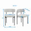 Ensemble de 2 chaises de salle à manger modernes, chaises d'appoint pour le salon