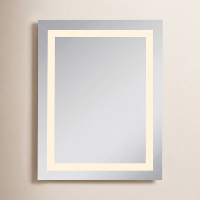 Kanaya Flat Wall Mirror, 24" W x 30" H