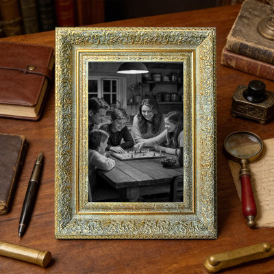 Cadre photo doré antique 1 PC 11 "x 14" avec orientation portrait ou paysage