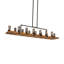 Lustre oblong 80 lumières Long Terrace 80 "