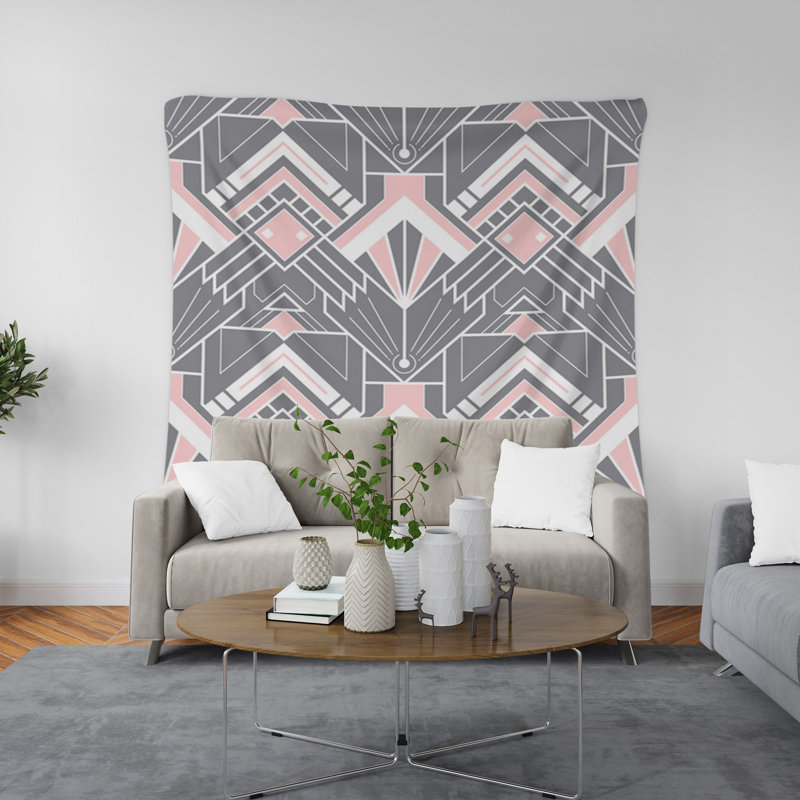 Tapisserie murale, H 80 po x l 68 po