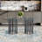 71 inch oval tempered glass dining table-1382129290