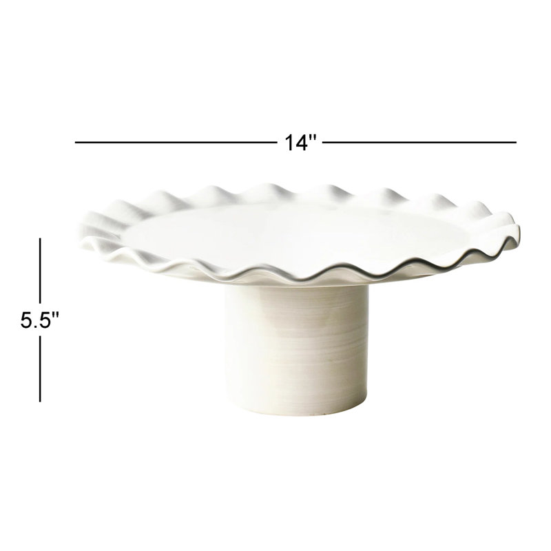 Signature Ruffle Cake Stand