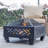 Westlyn Square Iron Smokeless Fire Pit