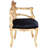 French Slipper Corner Chair