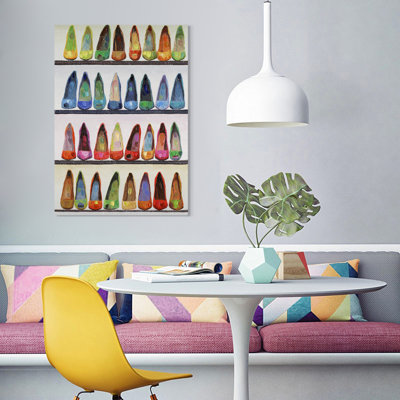 Heels by Grant Wood - Wrapped Canvas Painting