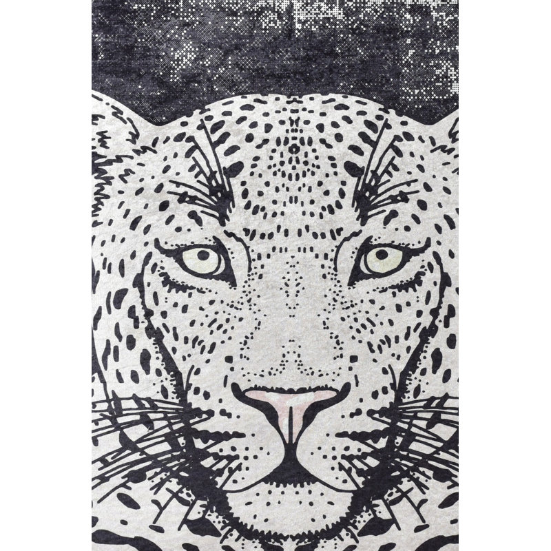 Premium Area Rug (5.2 x 7.5 ft), 100% Polyester, 0.2 in Pile Height | Antibacterial, Non-Slip Underside, Machine Washable | Elegant Design for Living Room & Bedroom Decor, Soft and Durable