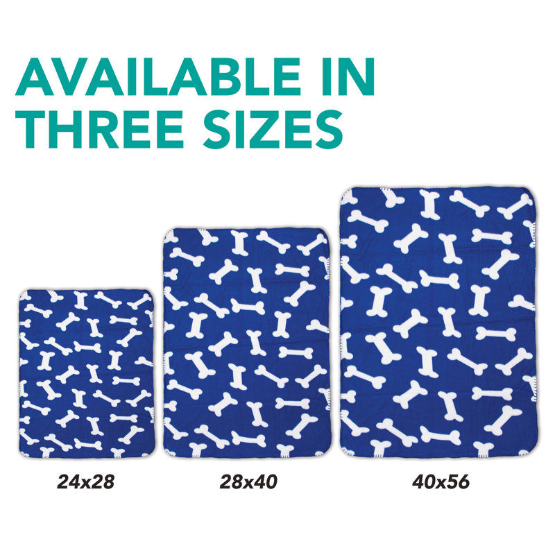 Soft Polar Fleece Pet Blanket Pack - 24x28