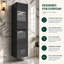 Scandinavian 40cm x 170cm Wall Mounted Cabinet-657149497