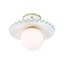 Amanda Lindroth Fancy Ruffle Flushmount