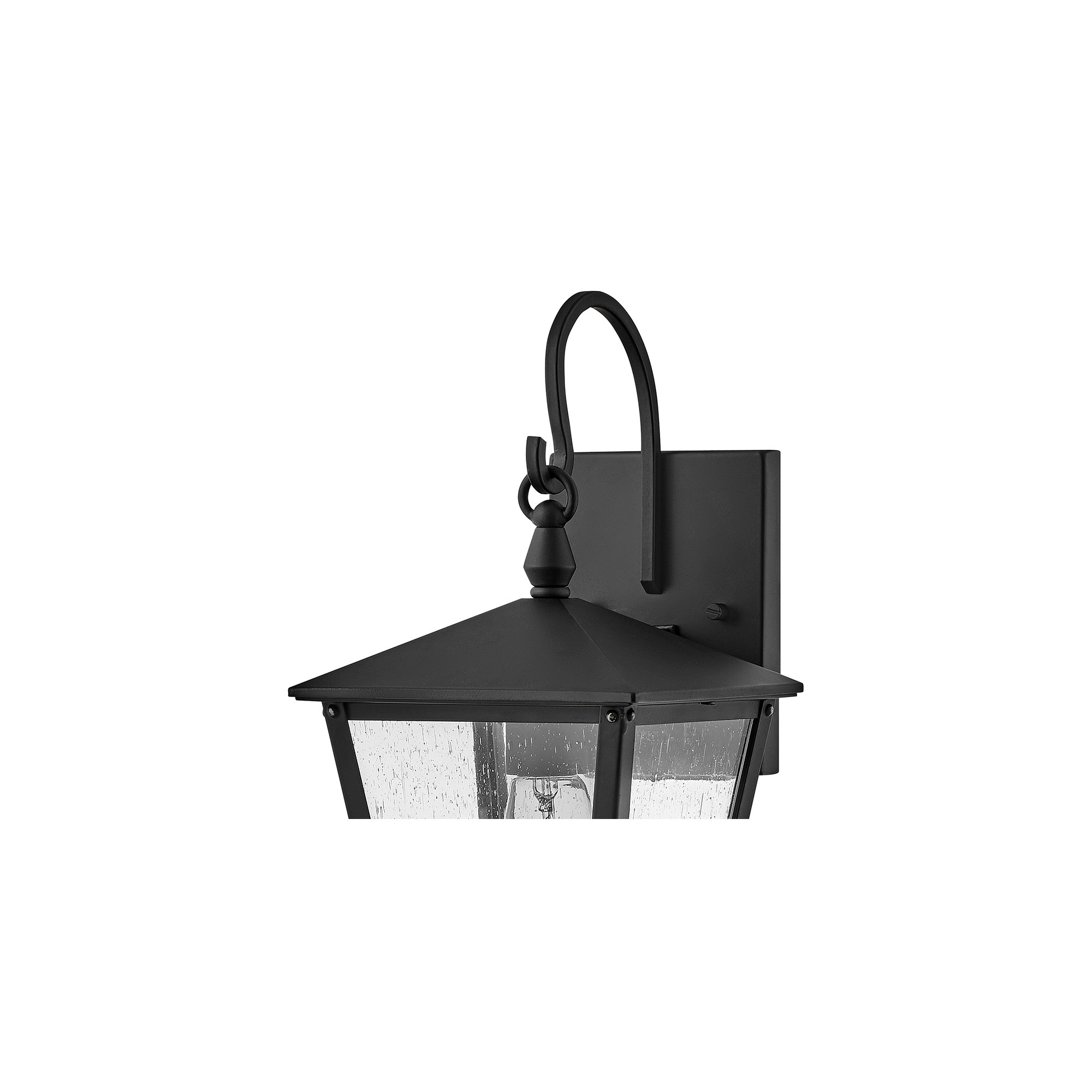 Huntersfield 1 - Bulb 13.75" H Outdoor Wall Lantern, Black