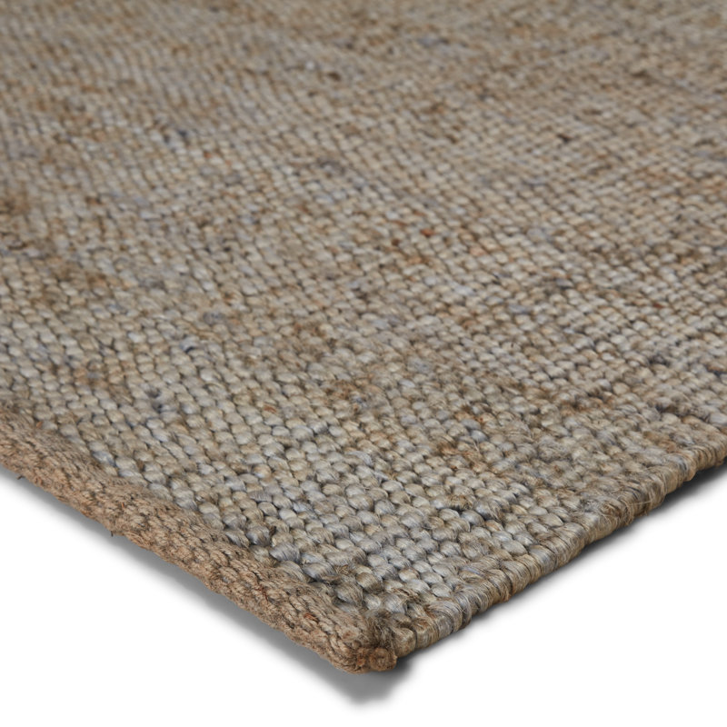 Tapis brun clair tissé à la main Prentiss, Rectangle 2 pi x 3 pi
