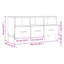 Melquan TV Stand for TVs up to 43"-1957237143